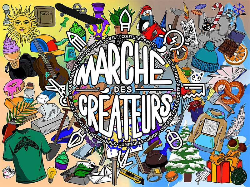 Visuel marché des créateurs de Strasbourg